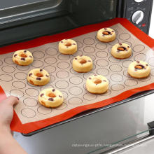 Custom professional grade silicone fiberglass  baking anti-slip mat for cooking